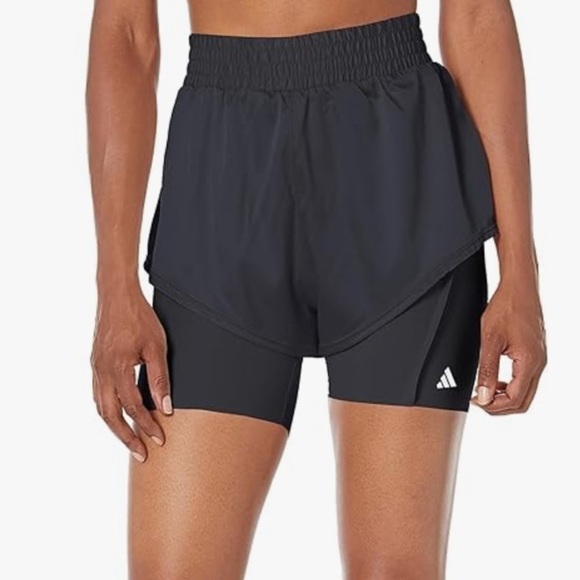 adidas Women's Power Aeroready Two-in-one Shorts - Picture 1 of 1